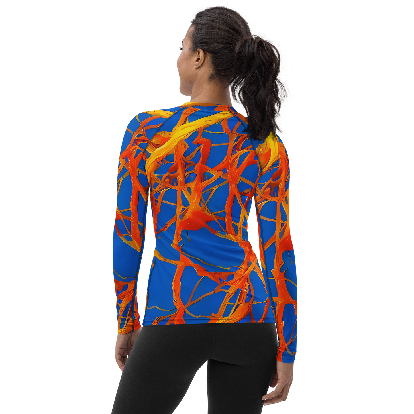 Women's Rash Guard - Vivid Plexus