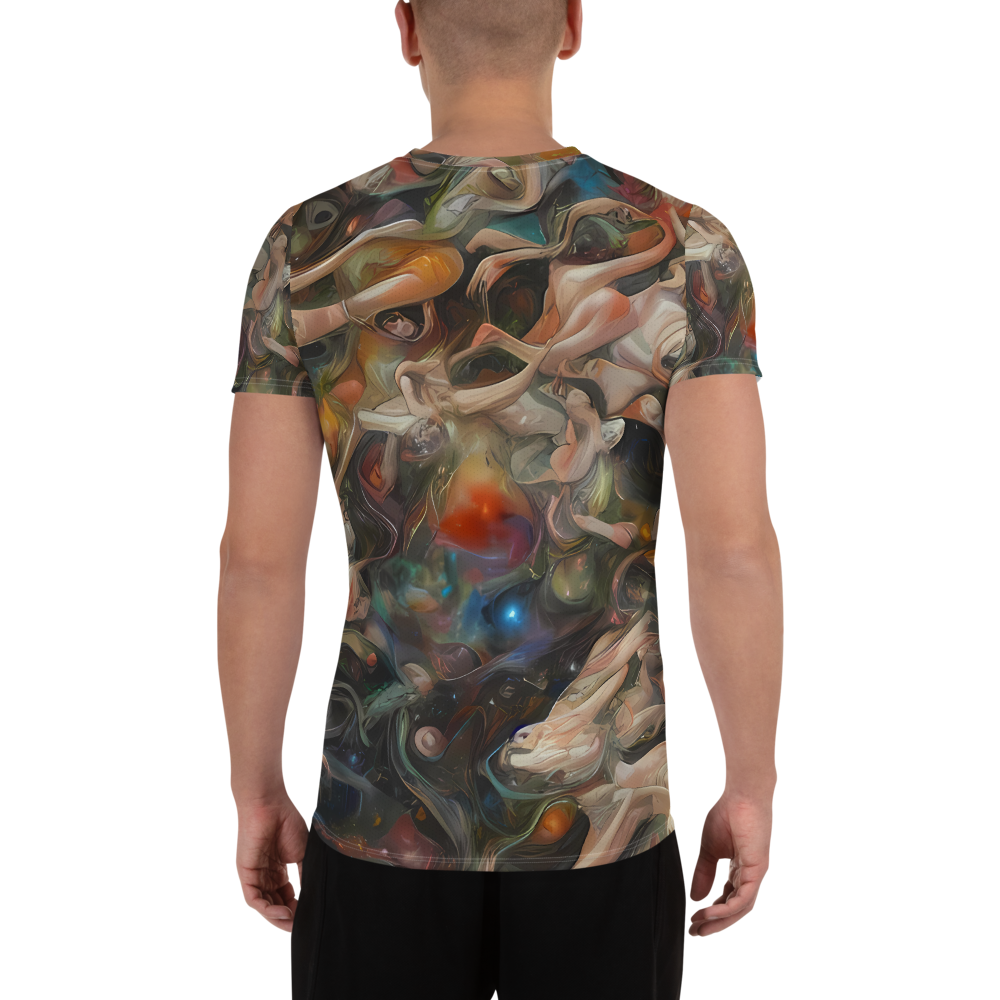 Men's Athletic T-Shirt - Copper Swirl