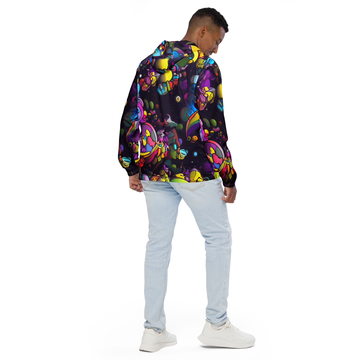 Men's Windbreaker - Galactic Playground