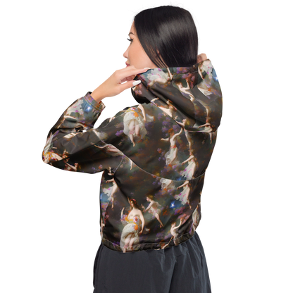 Women's Cropped Windbreaker - Winterhalter Whimsy