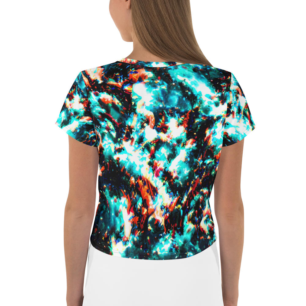 Women's Crop Tee - Whirlpool Dream