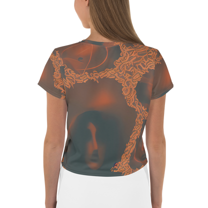 Women's Crop Tee - Chimeric Visage