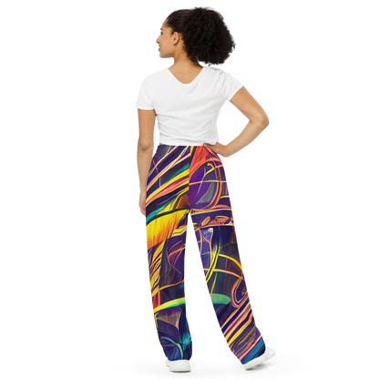 Wide-Leg Pants - Vector Rhapsody