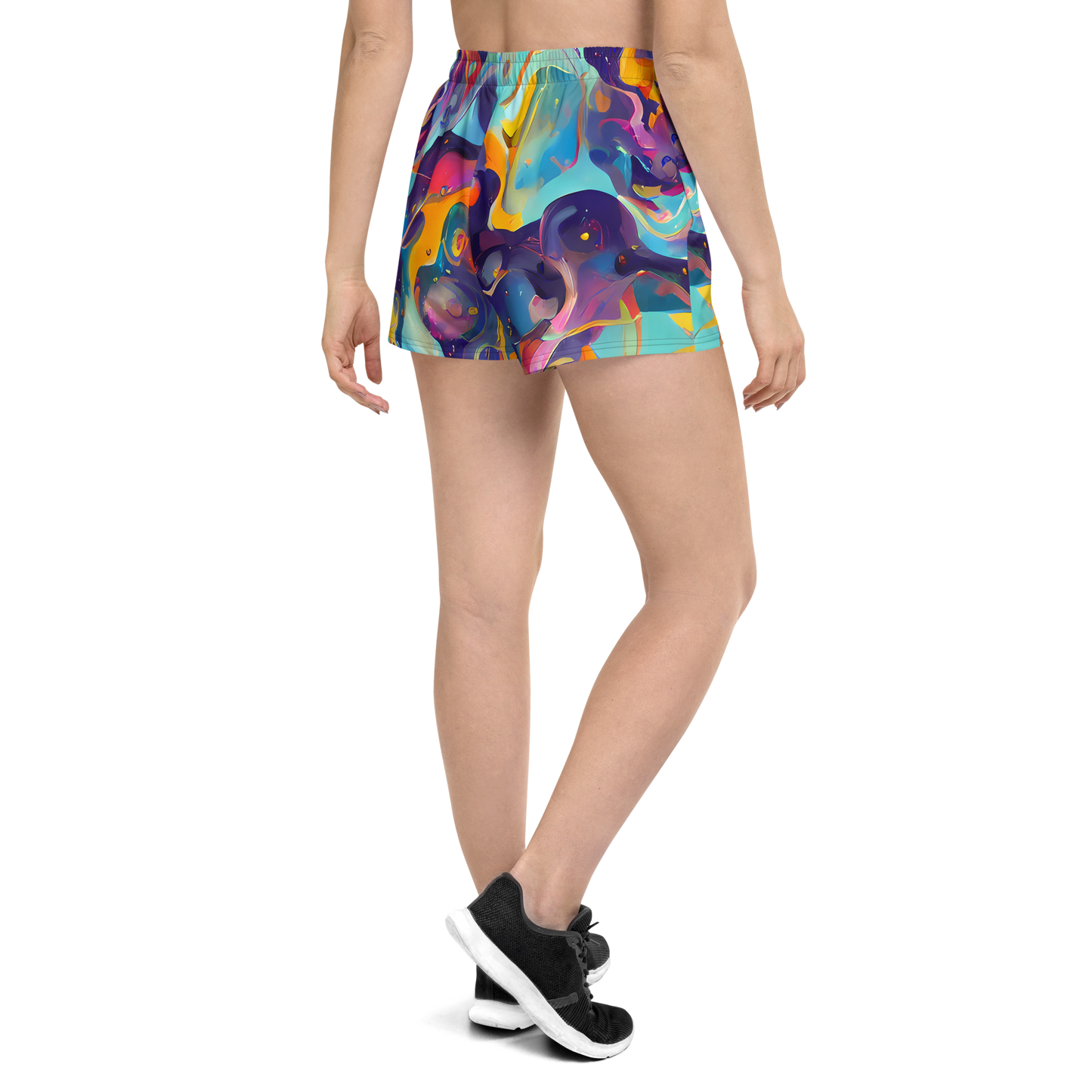 Women’s Athletic Shorts - Whimsical Fusion