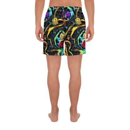 Men's Athletic Shorts - Psychedelic Pulsar