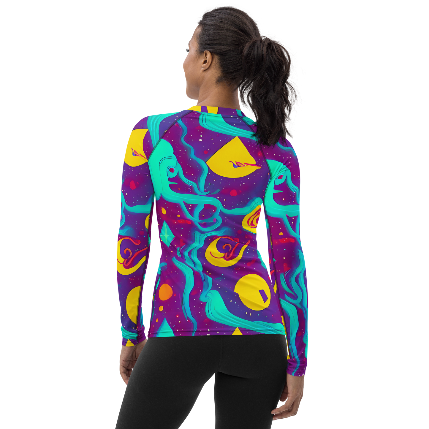 Women's Rash Guard - Cosmic Current