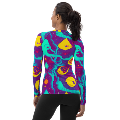 Women's Rash Guard - Cosmic Current