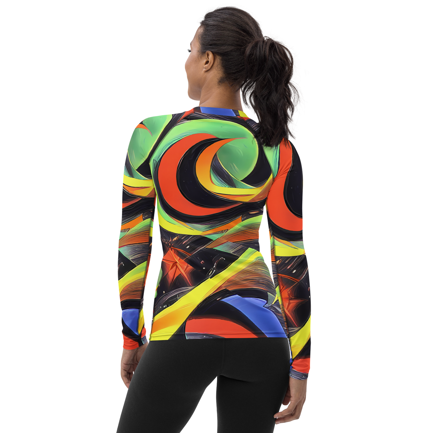 Women's Rash Guard - Tenggren Whirl