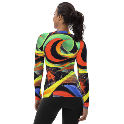 Women's Rash Guard - Tenggren Whirl