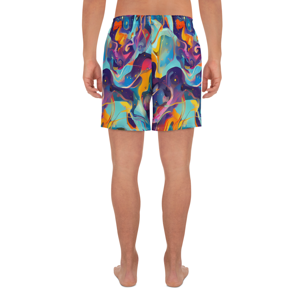 Men's Athletic Shorts - Whimsical Fusion