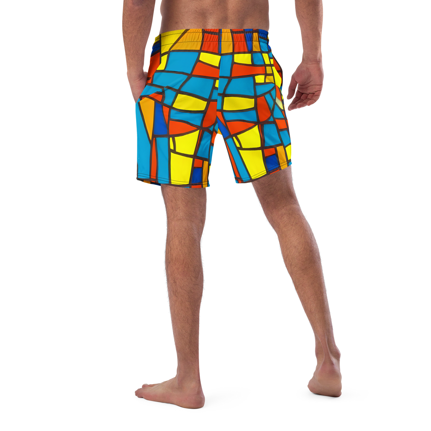 Swim Trunks - Mondrian Mesh