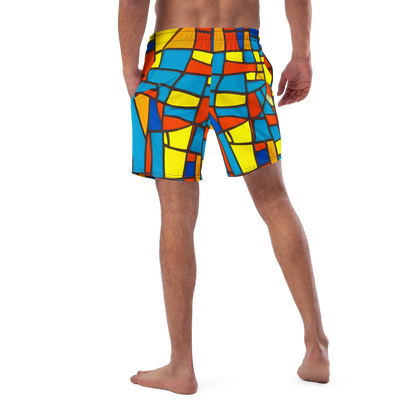 Swim Trunks - Mondrian Mesh