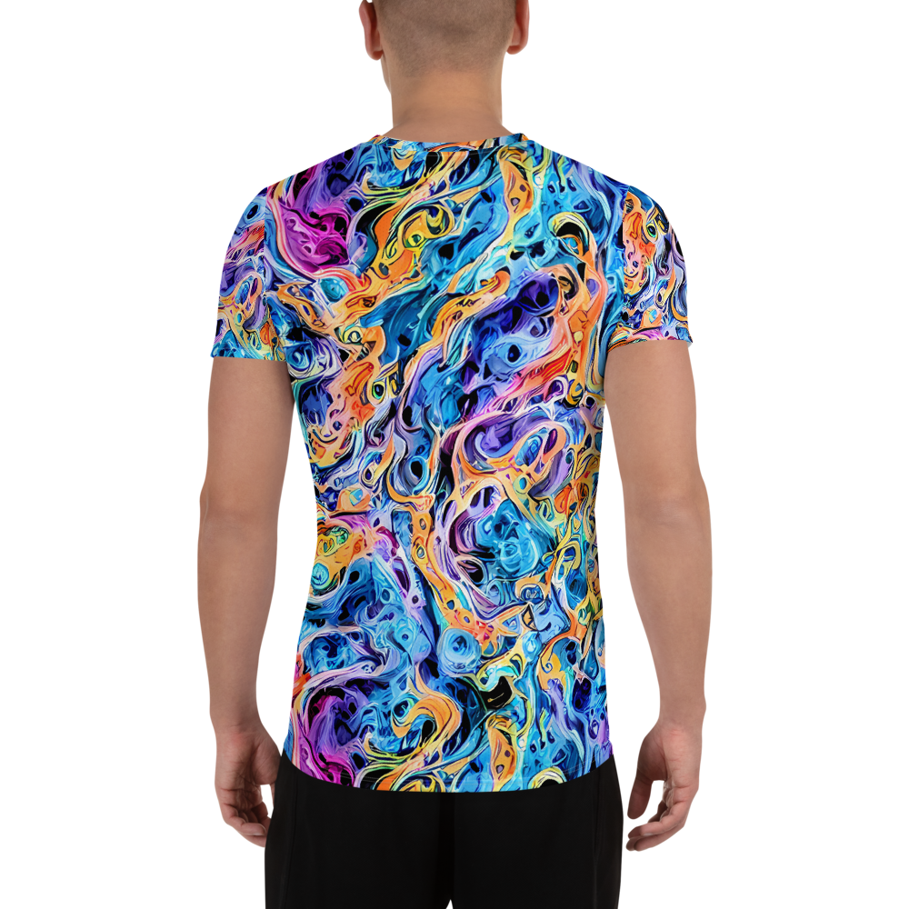 Men's Athletic T-Shirt - Rococo Vortex