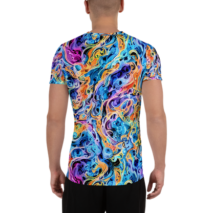 Men's Athletic T-Shirt - Rococo Vortex