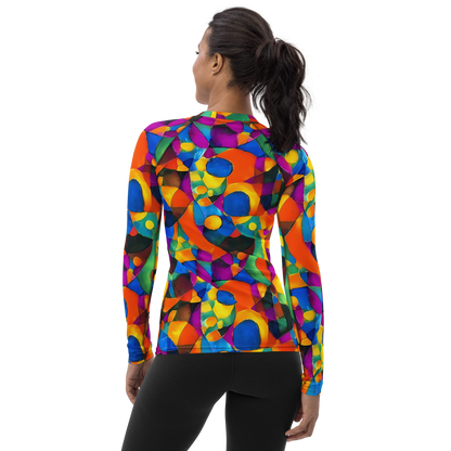 Women's Rash Guard - Galactic Jigsaw