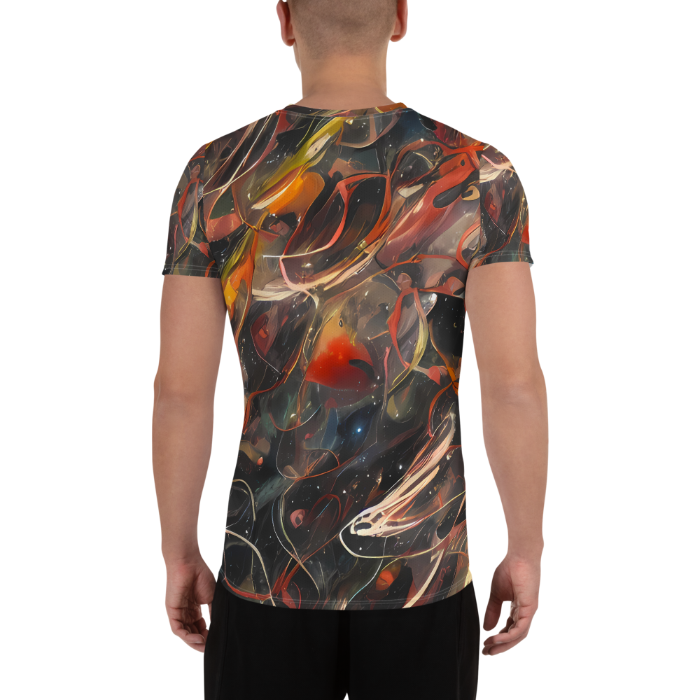 Men's Athletic T-Shirt - Temporal Vortex