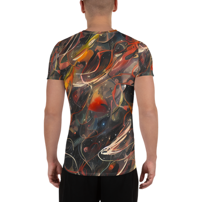 Men's Athletic T-Shirt - Temporal Vortex