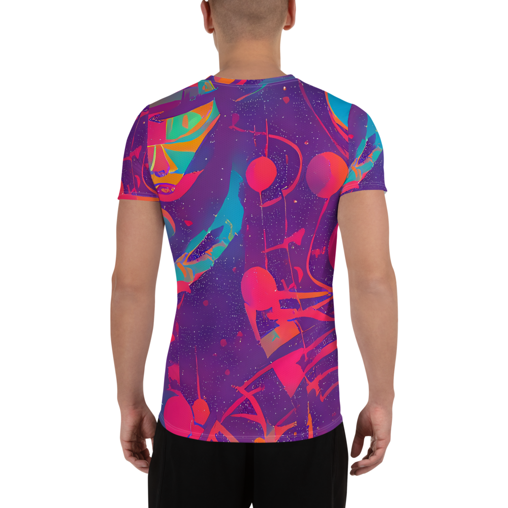 Men's Athletic T-Shirt - Spheric Rhapsody