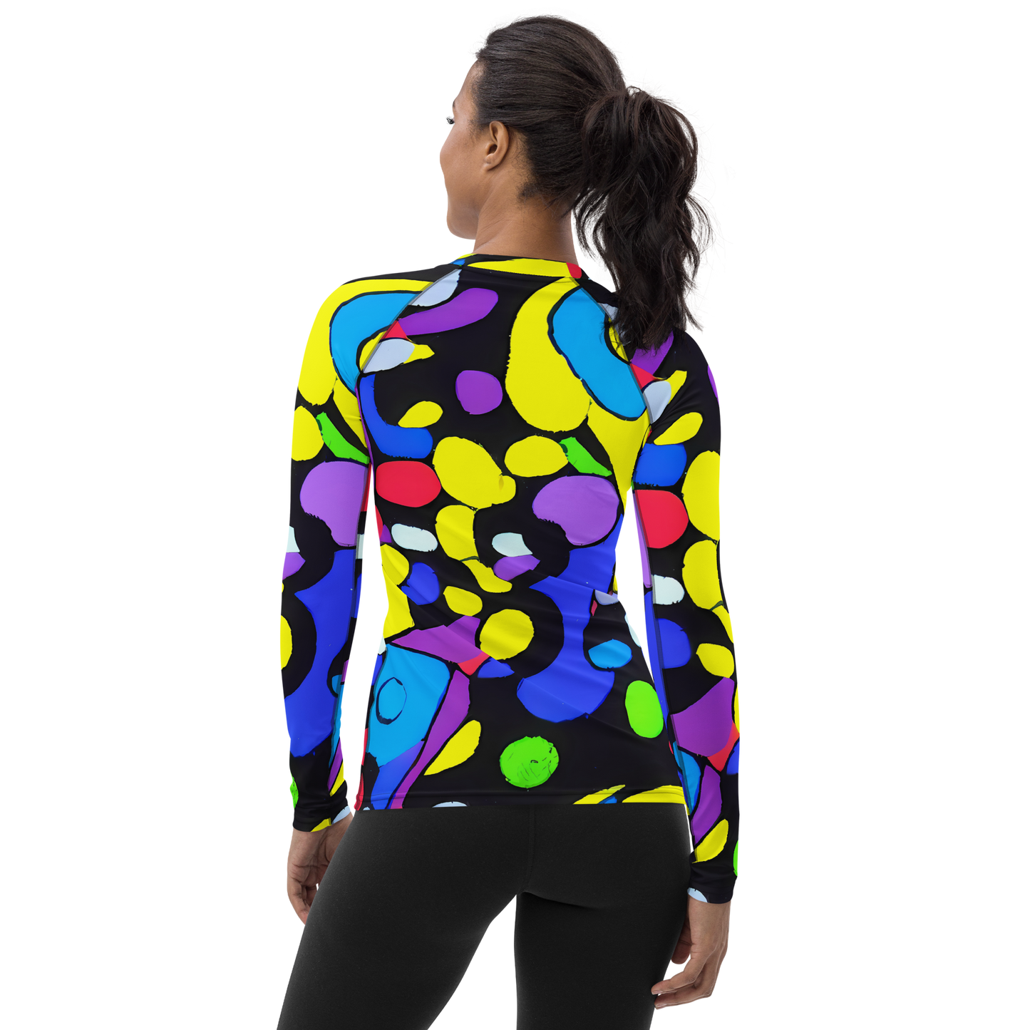 Women's Rash Guard - Miró's Mosaic