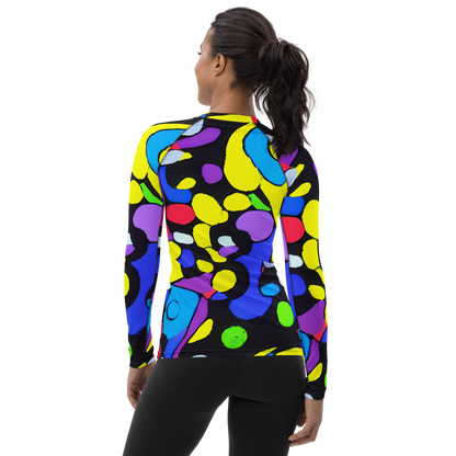 Women's Rash Guard - Miró's Mosaic