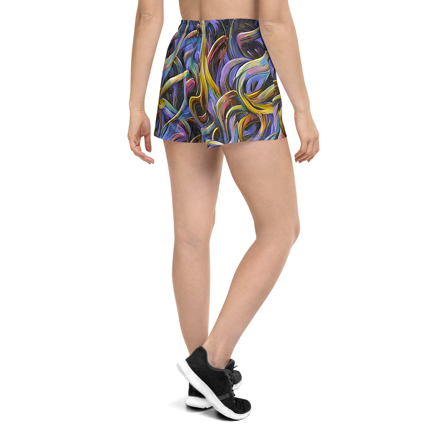 Women’s Athletic Shorts - Tanning Twirl