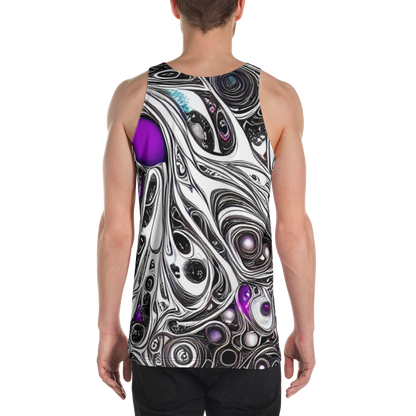 Men's Tank Top - Neo-Noir Waves