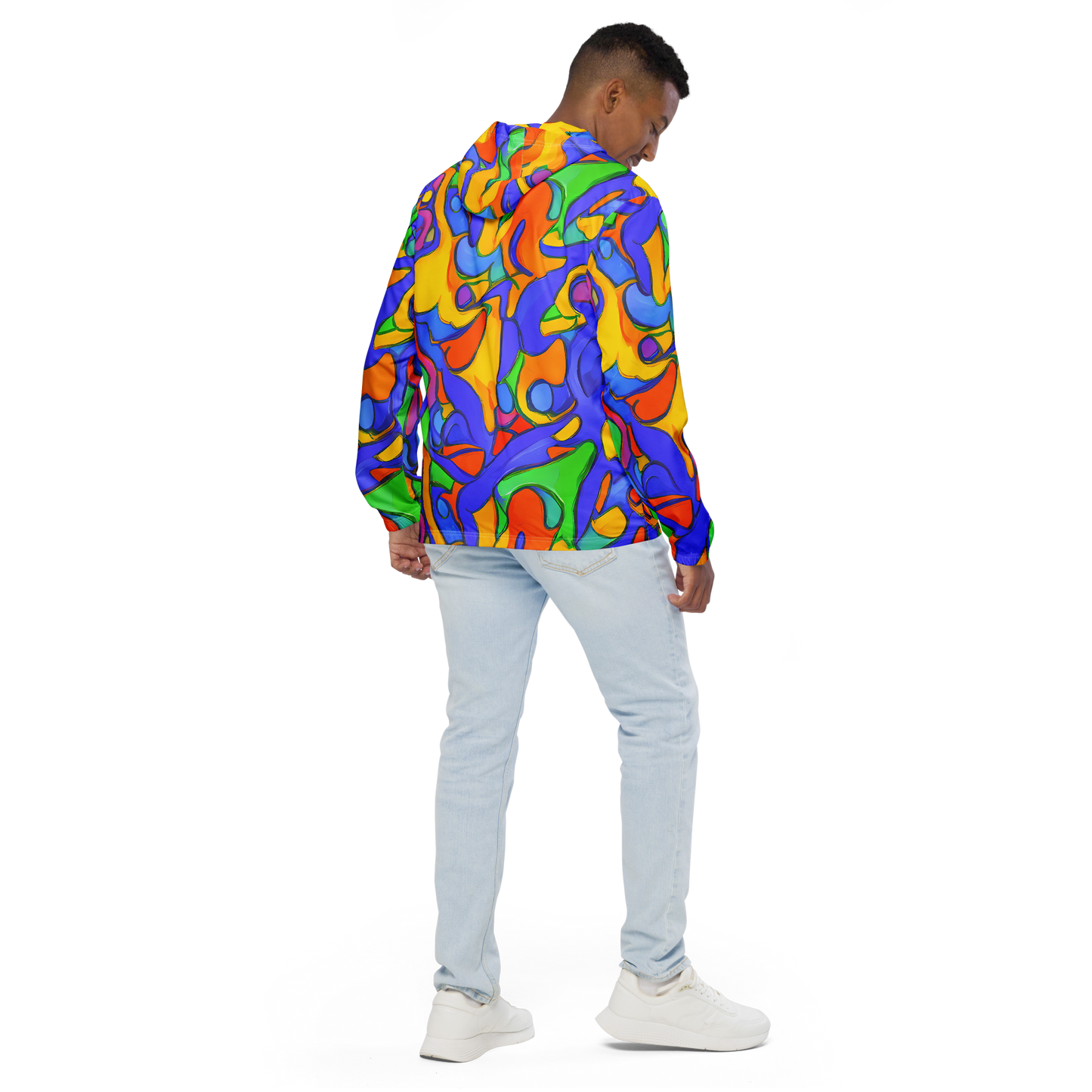 Men's Windbreaker - Joffe Swirl