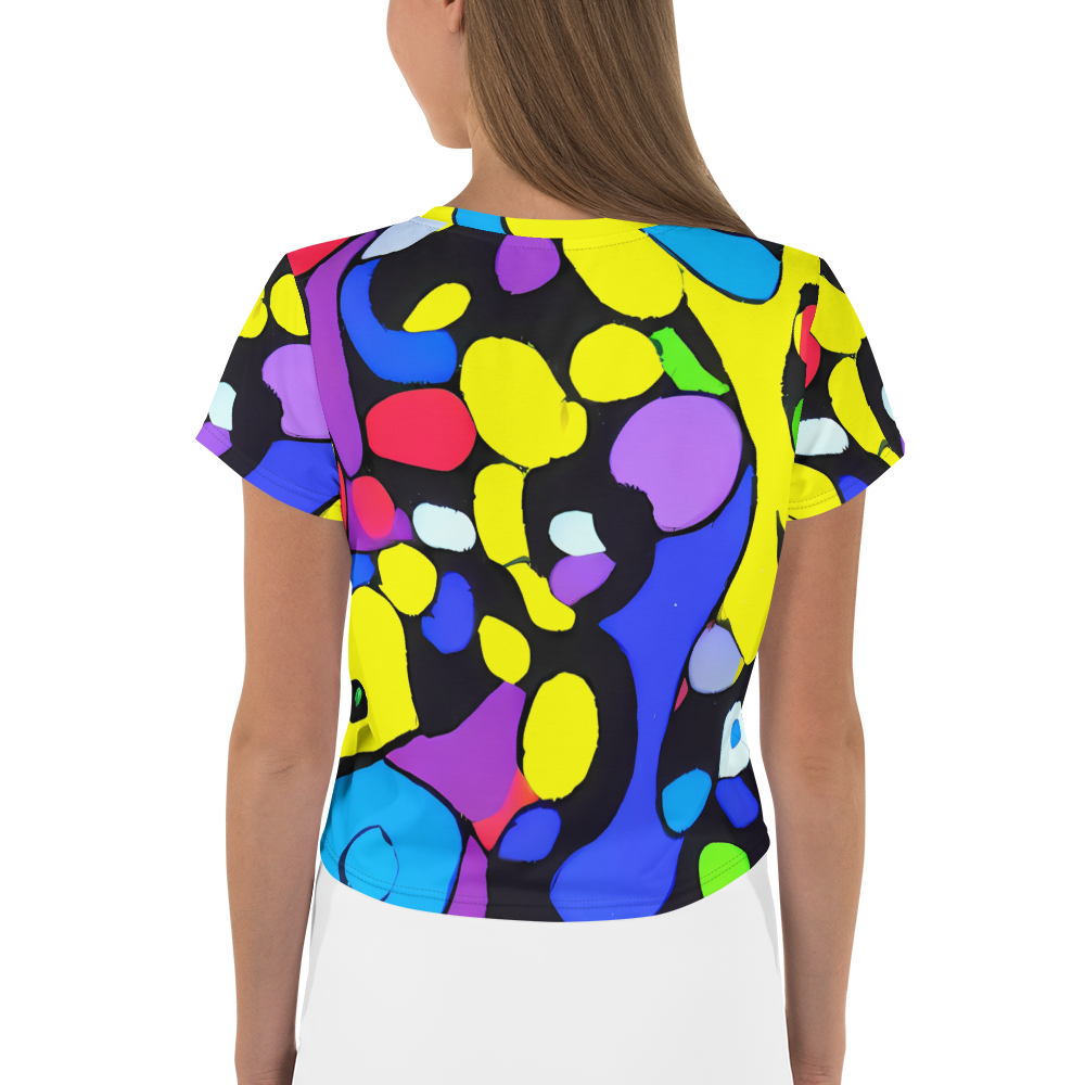 Women's Crop Tee - Miró's Mosaic