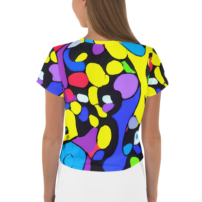 Women's Crop Tee - Miró's Mosaic