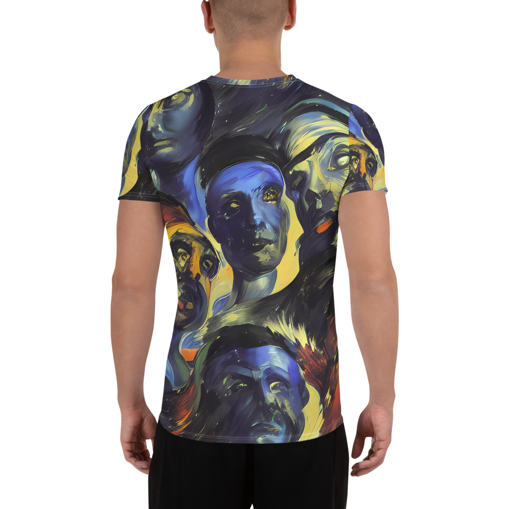 Men's Athletic T-Shirt - Cosmic Visages