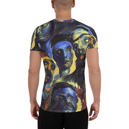 Men's Athletic T-Shirt - Cosmic Visages