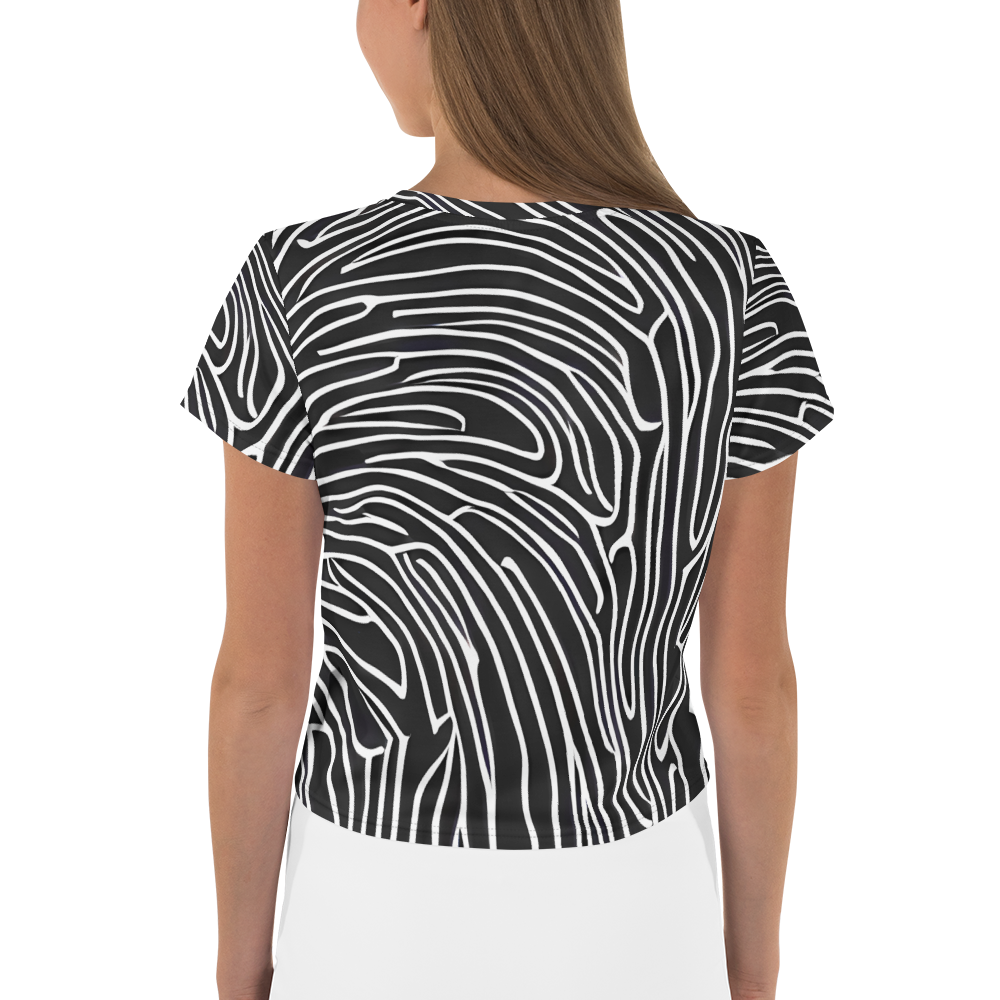 Women's Crop Tee - Acconci Waves