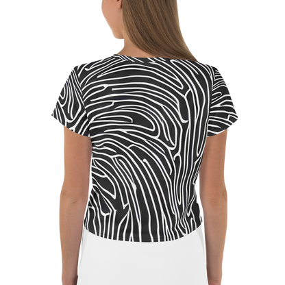 Women's Crop Tee - Acconci Waves