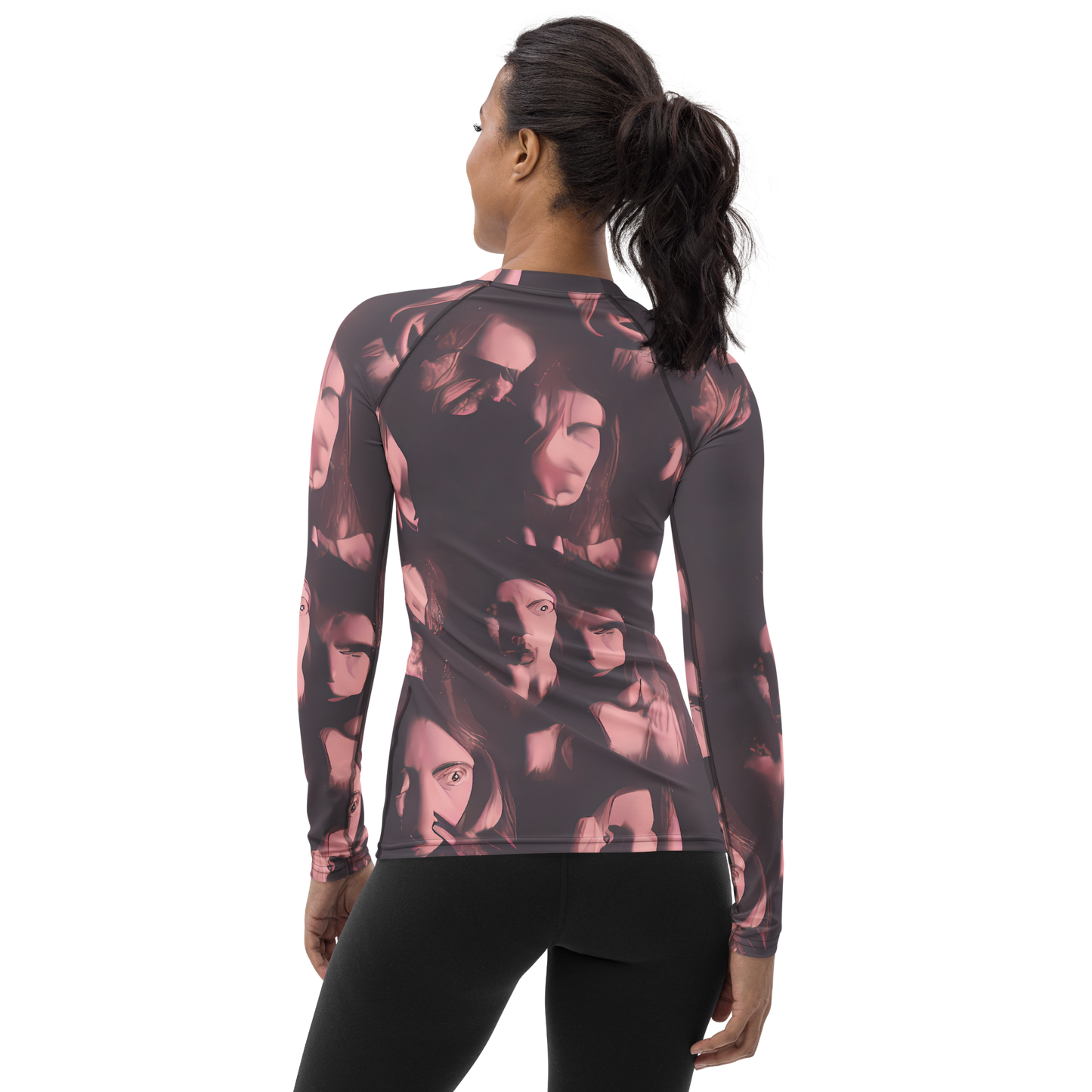 Women's Rash Guard - Portrait Whispers