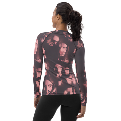 Women's Rash Guard - Portrait Whispers