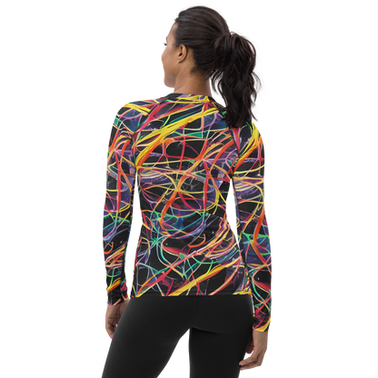 Women's Rash Guard - Acconci Twirl