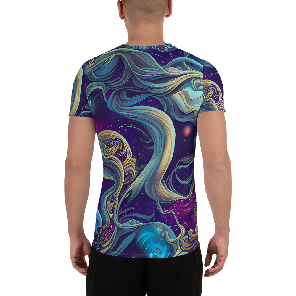 Men's Athletic T-Shirt - Stellar Waves