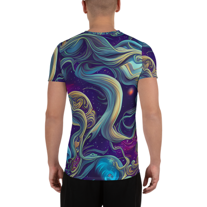 Men's Athletic T-Shirt - Stellar Waves