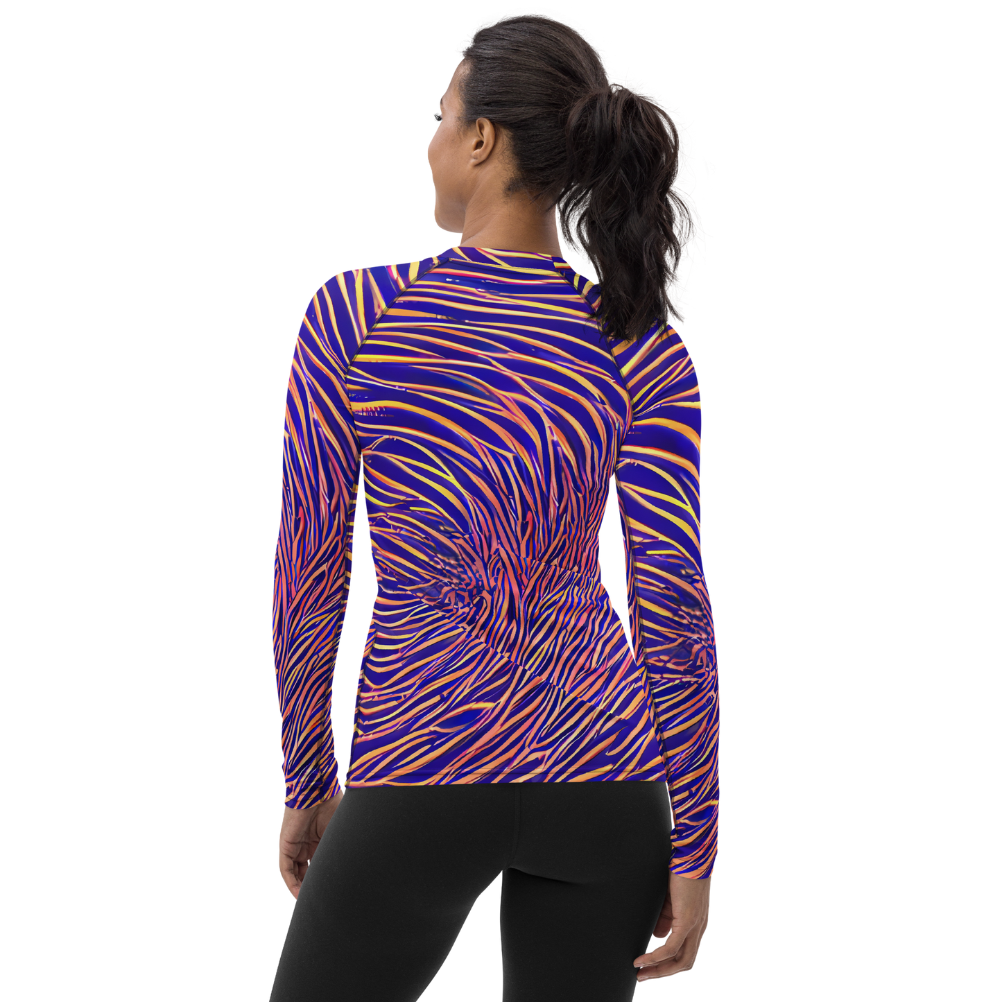 Women's Rash Guard - Vortex Strands