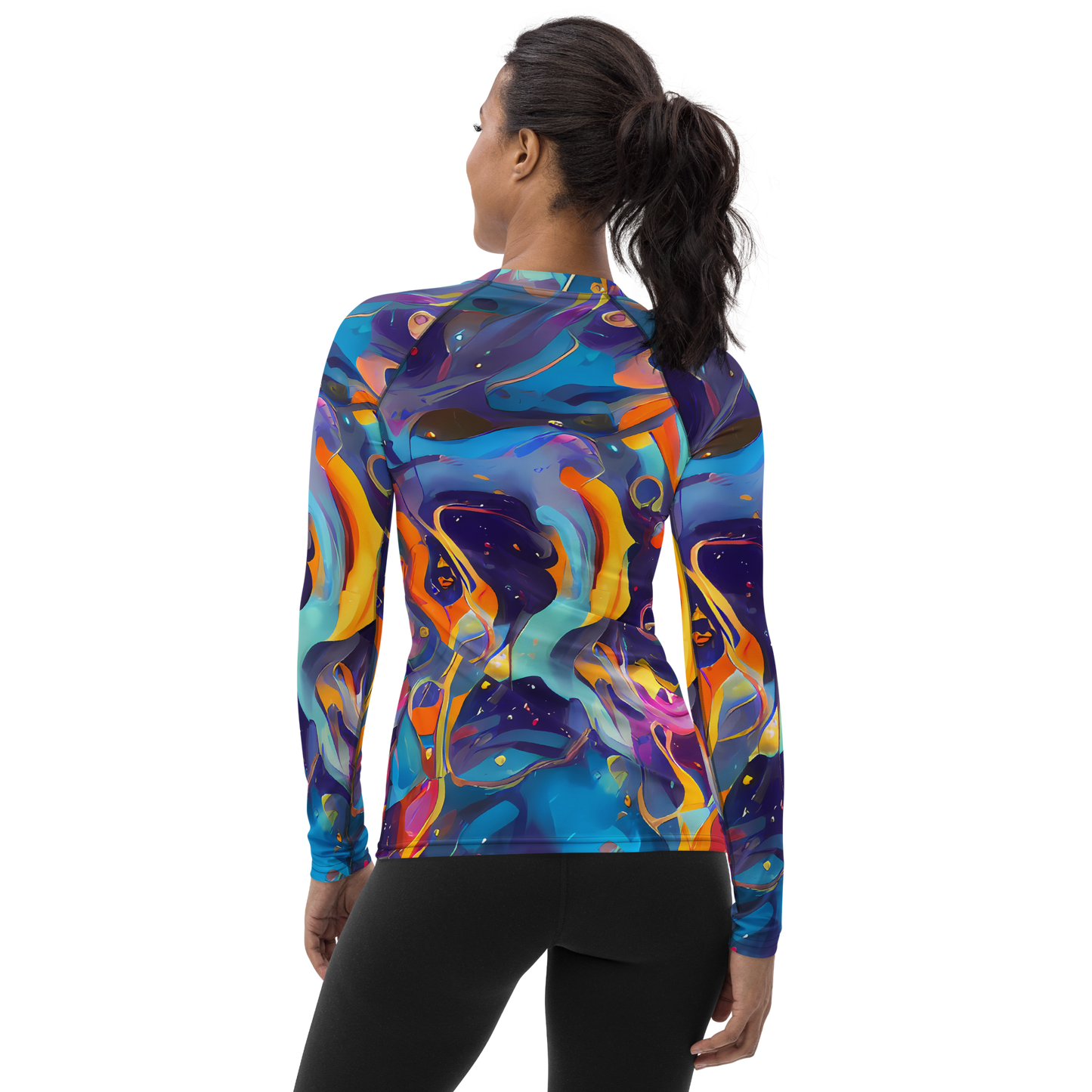 Women's Rash Guard - Whimsical Fusion