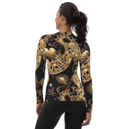 Women's Rash Guard - Baroque Orbit