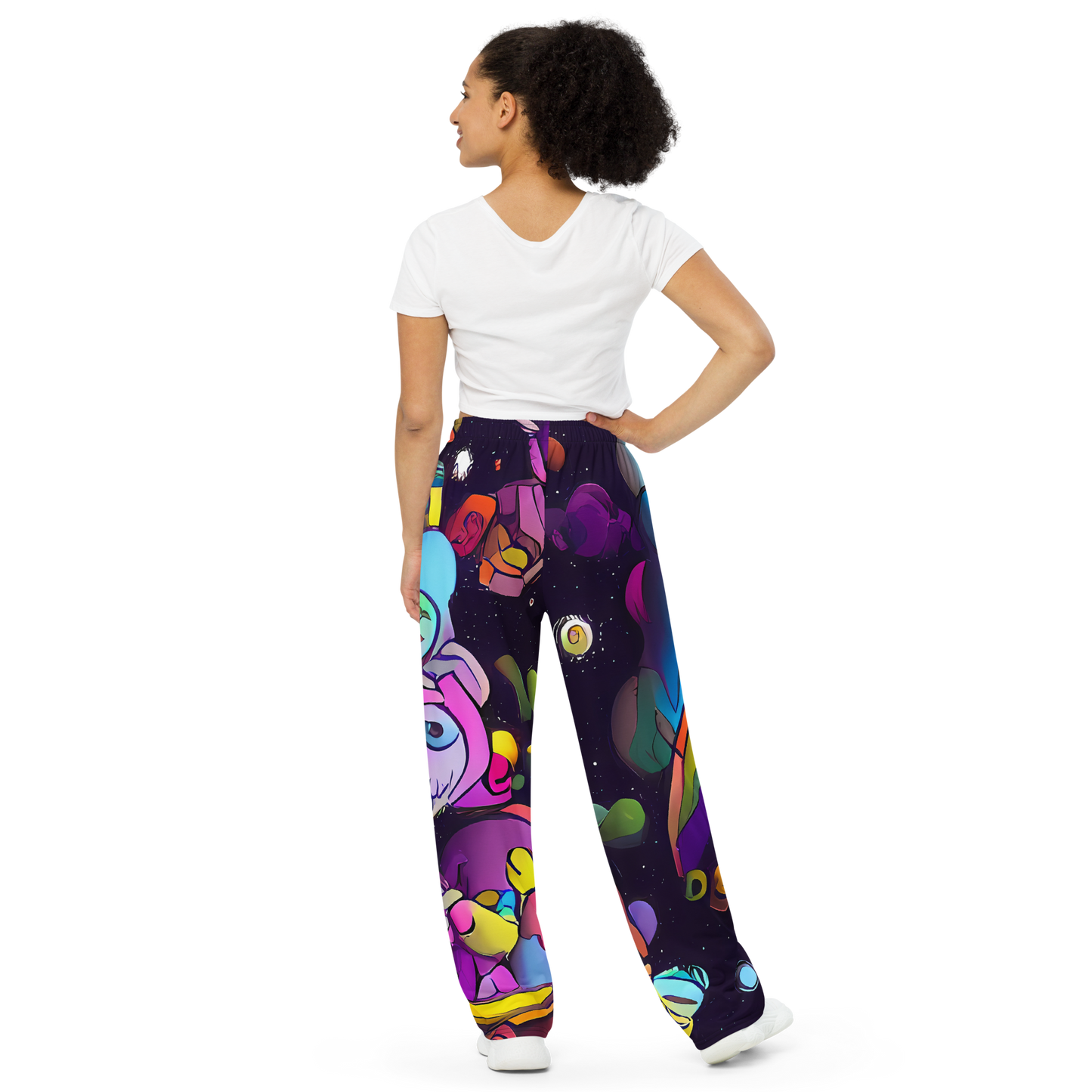 Wide-Leg Pants - Galactic Playground