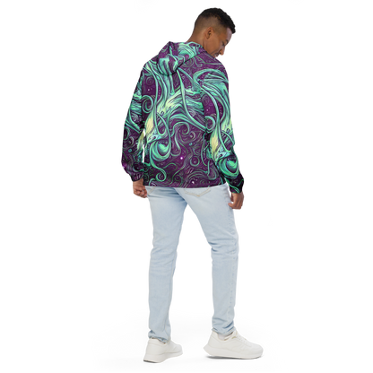 Men's Windbreaker - Temple Swirls