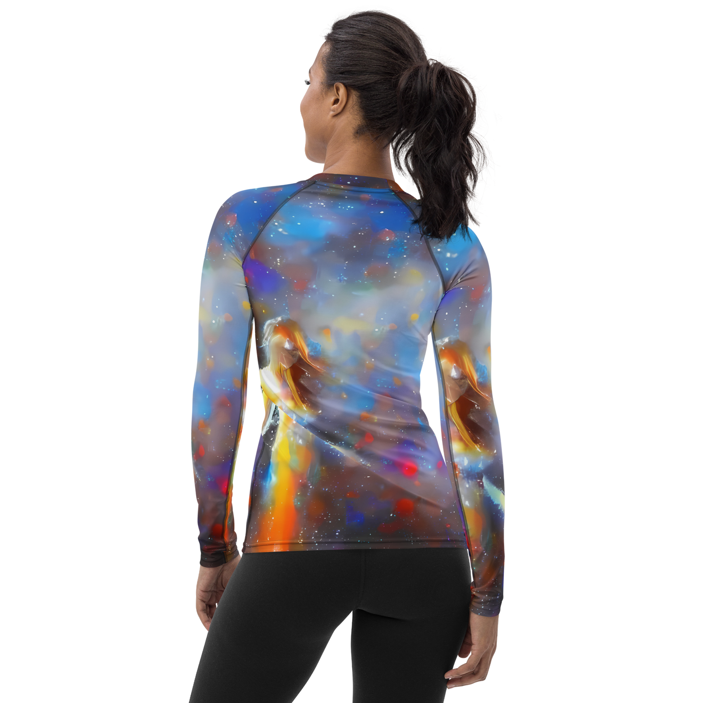 Women's Rash Guard - Impressionist Drift