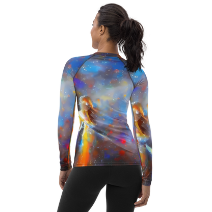 Women's Rash Guard - Impressionist Drift