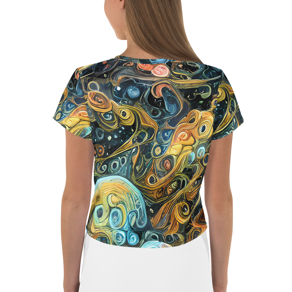 Women's Crop Tee - Wild Cosmos