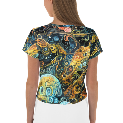 Women's Crop Tee - Wild Cosmos