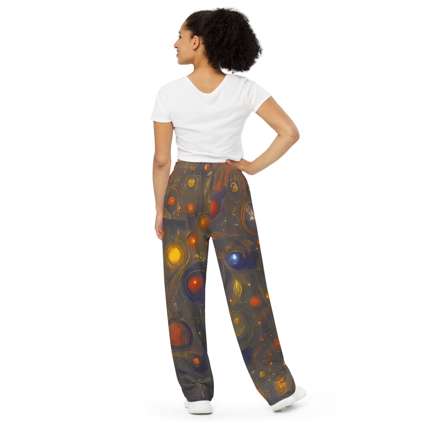 Wide-Leg Pants - Chromal Flux