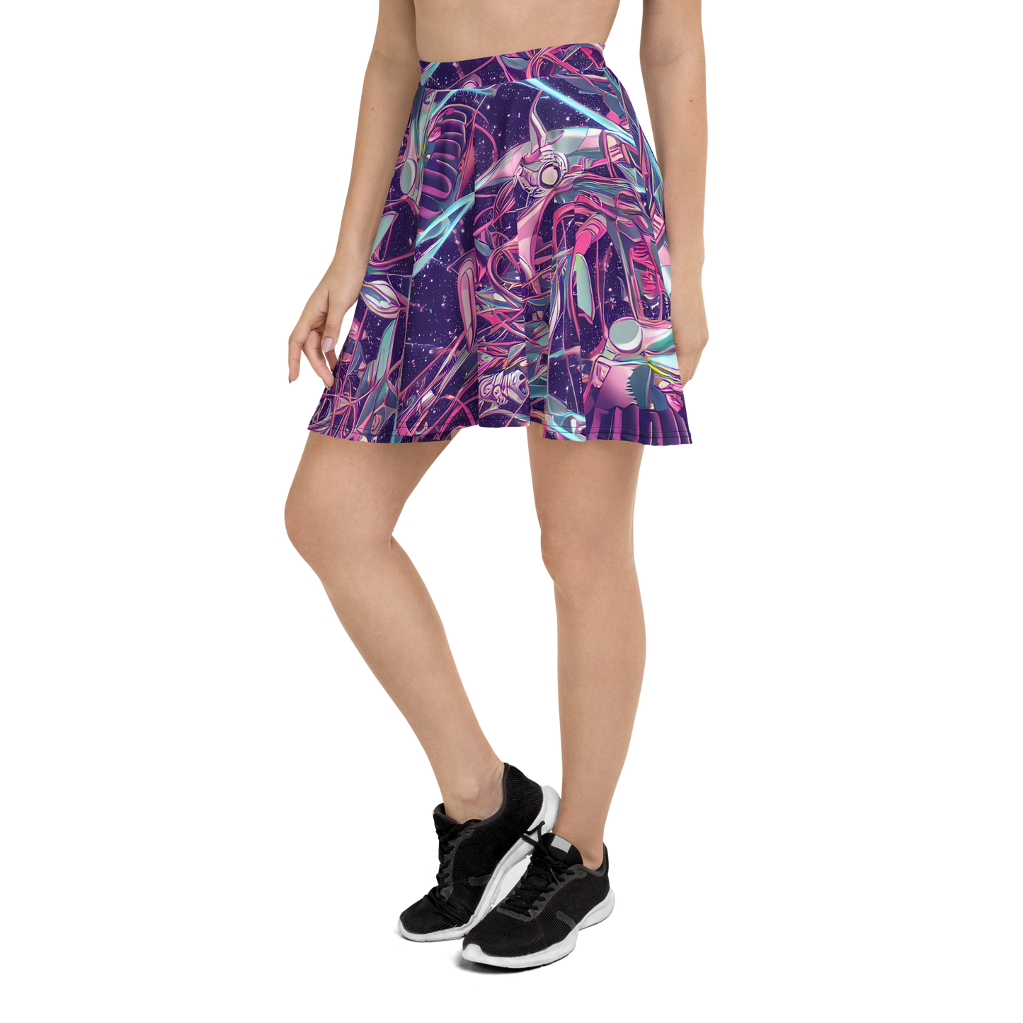 Skater Skirt - Neo-Tokyo Twirl