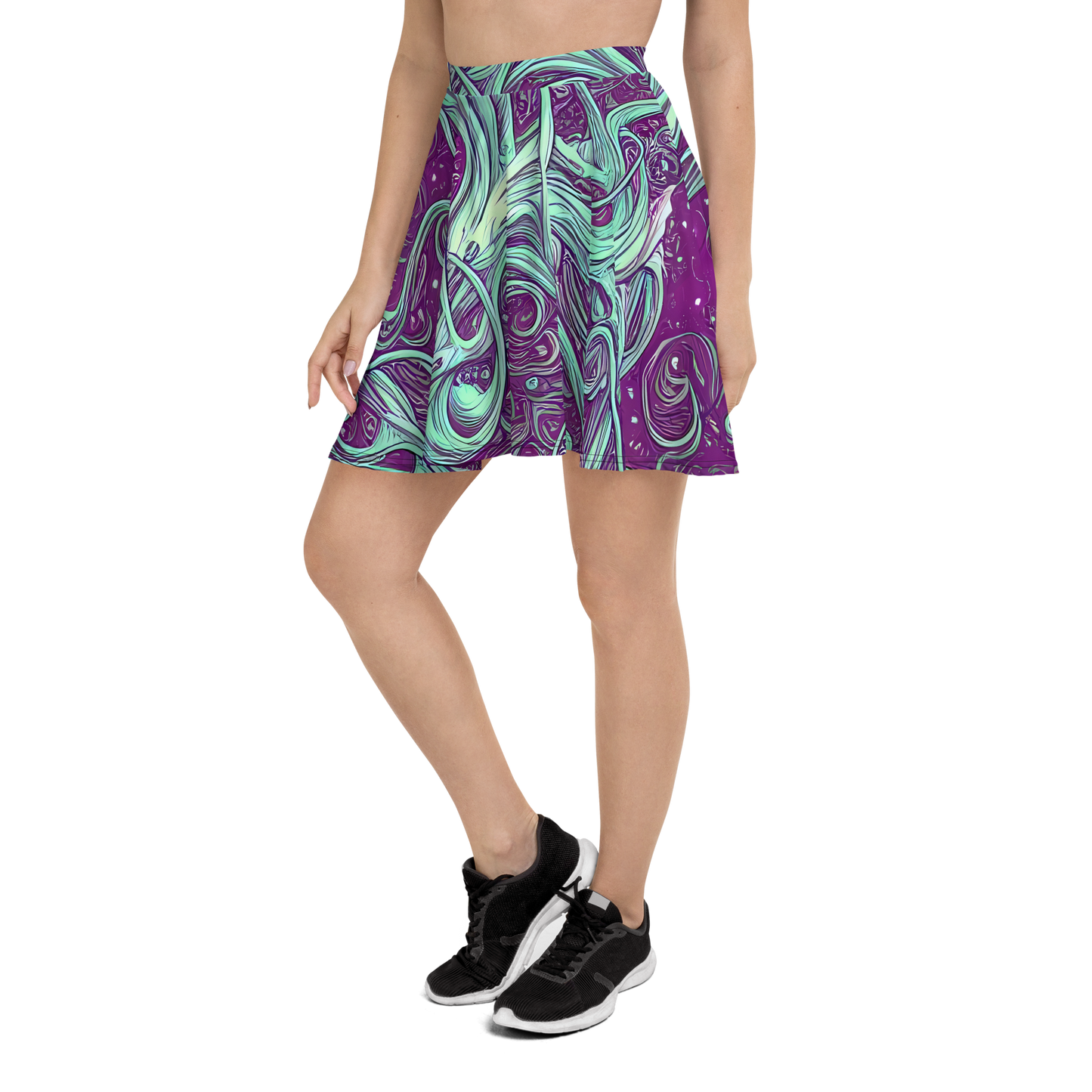 Skater Skirt - Temple Swirls